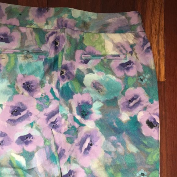 LARRY LEVINE Slim Leg Crop Pants Size 8 - Picture 8 of 9